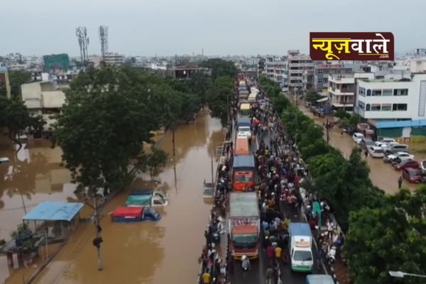 Monsoon havoc in Andhra Pradesh: Rain wreaks havoc in Vijayawada